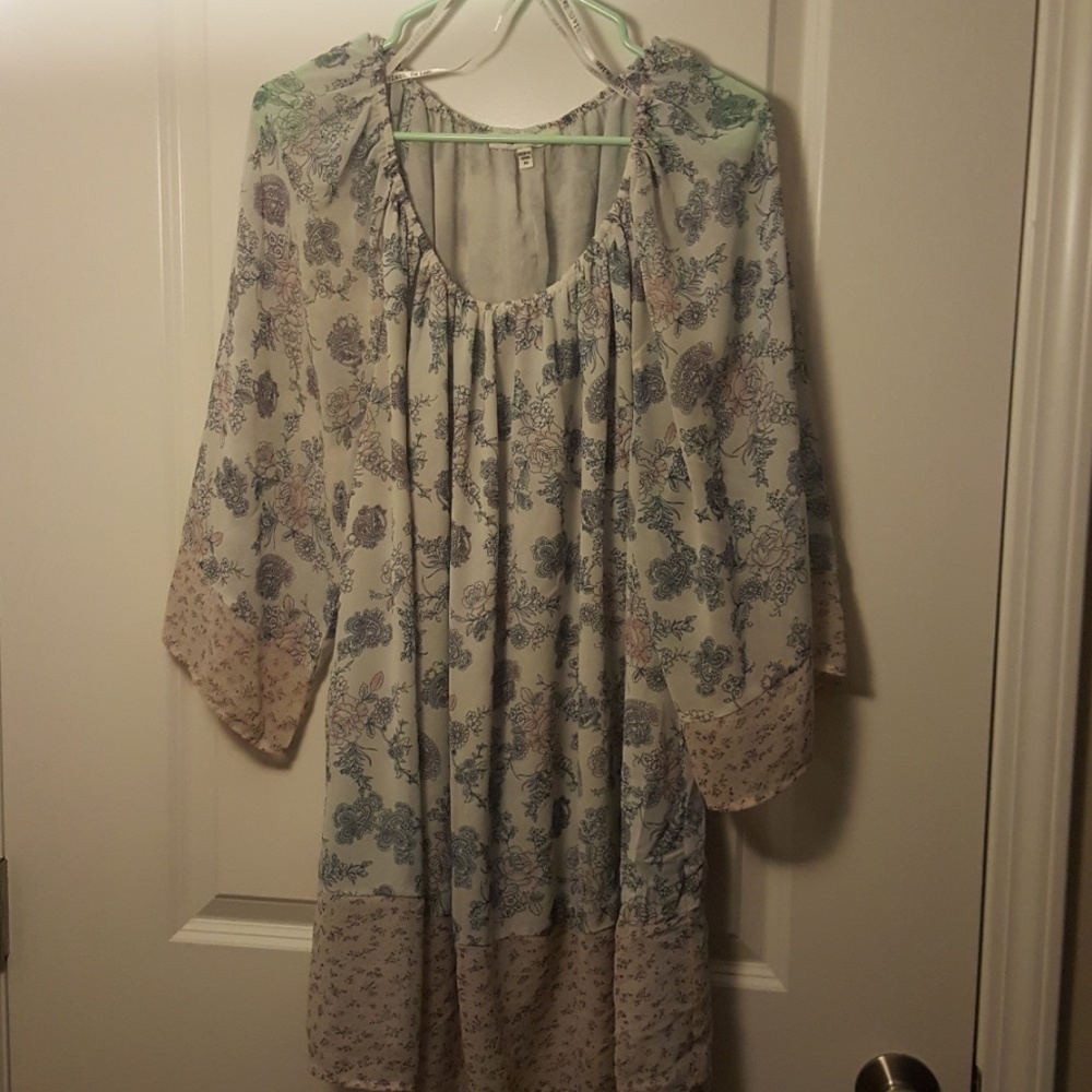 3x floral peasant top